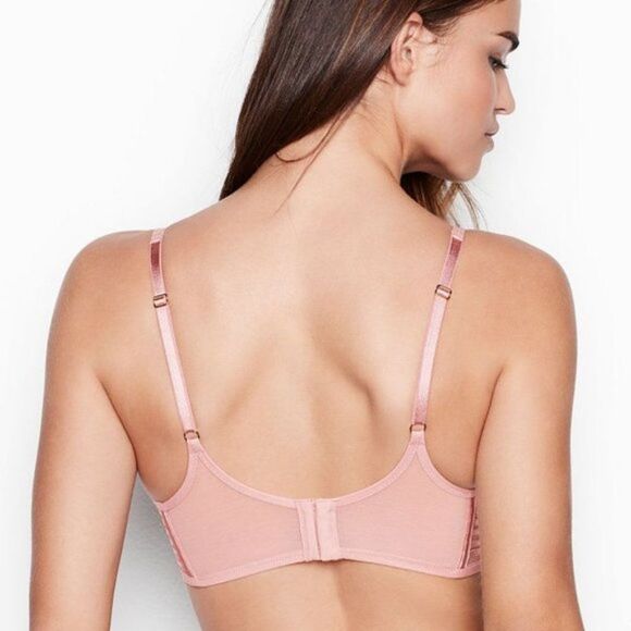 VS  Full Coverage Mesh Sheer Bra 32B NWT - Picture 2 of 8